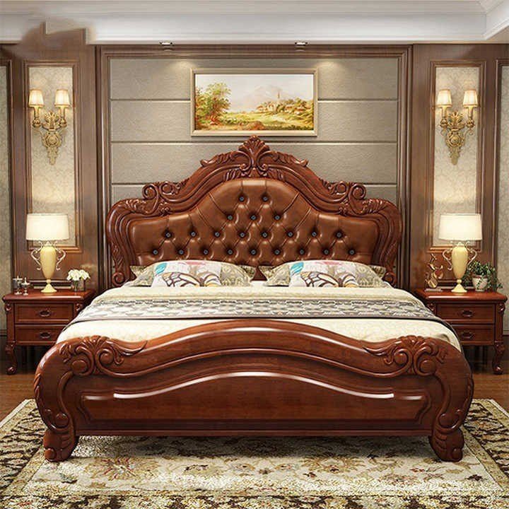 Wooden Carving Bed - image 1