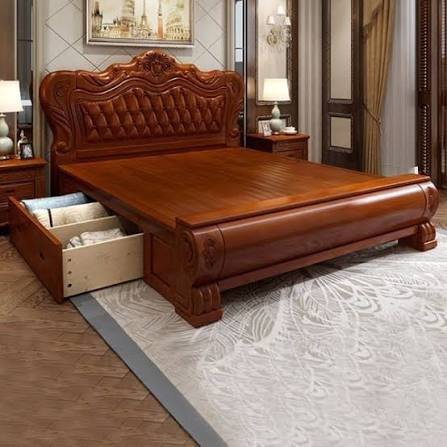 Wooden Carving Bed - image 2