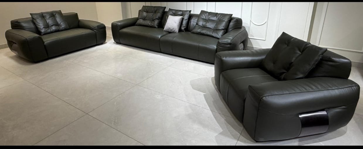 Leather Sofa - image 1